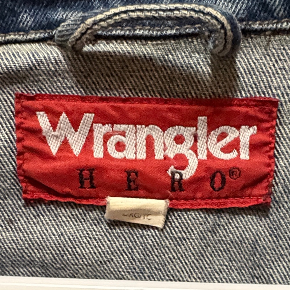 Vintage Wrangler Indigo Denim Jacket‎ Size XL - Picture 2 of 4